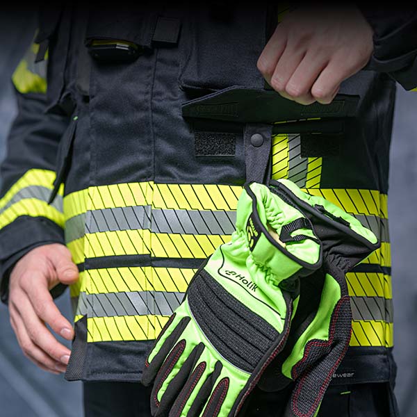 Handschuhschlaufen für schnellen Zugriff